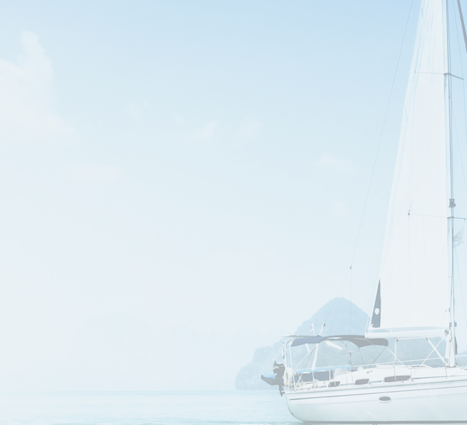 A sailboat on calm waters.