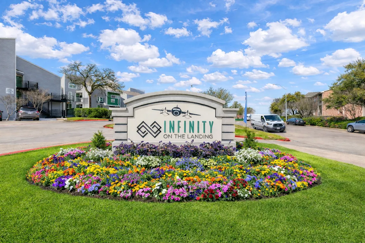 logo of Infinity on the Landing