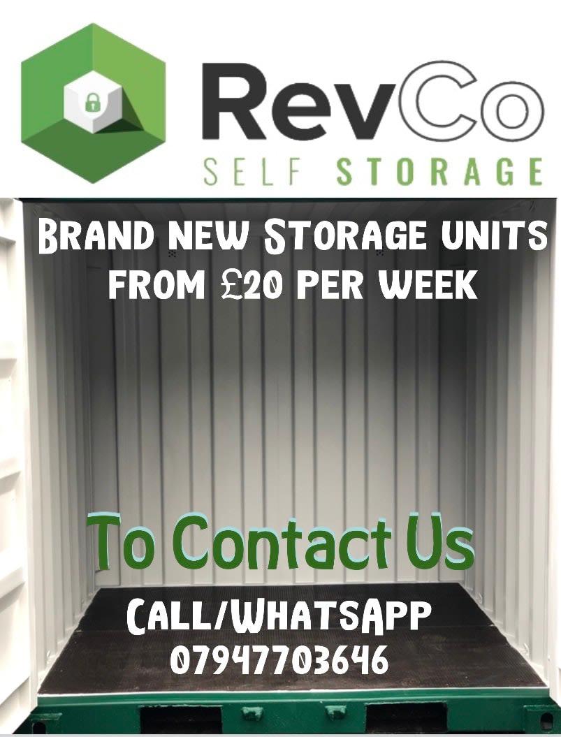 RevCo Self Storage Dronfield 01246 701246