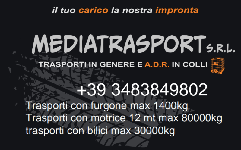 Images Mediatrasport trasporti in genere e a.d.r. in colli