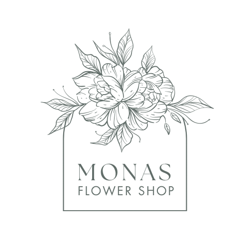 Monas Flower Shop Logo