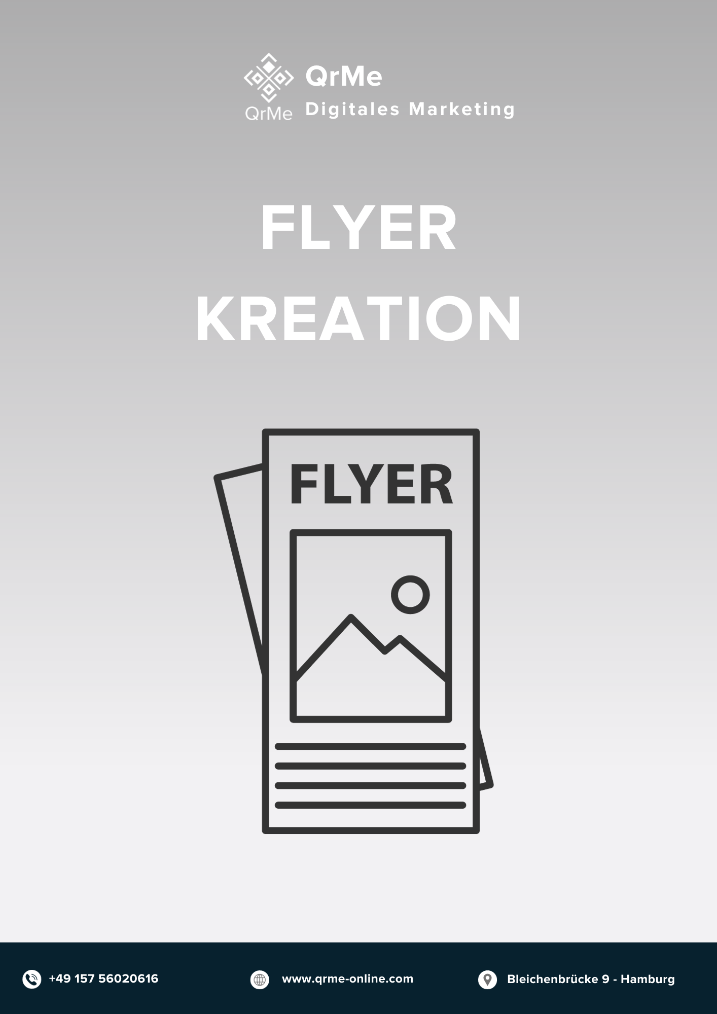 Dienstleistung: Flyer Kreation
