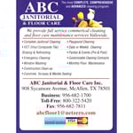 ABC Janitorial & Floor Care Logo