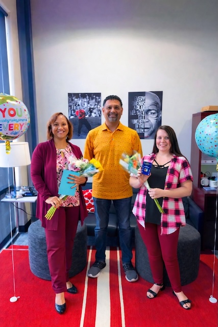 Celebrating two amazing team members' work anniversaries!