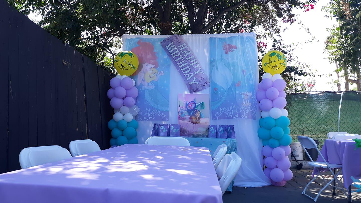 Miriam's Party Rental- purple birthday theme