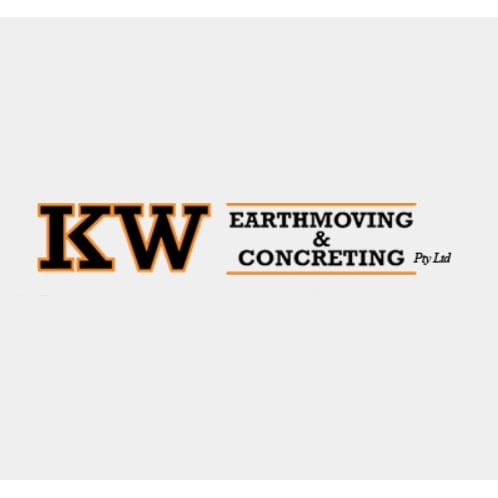 KW Earthmoving & Concreting Logo