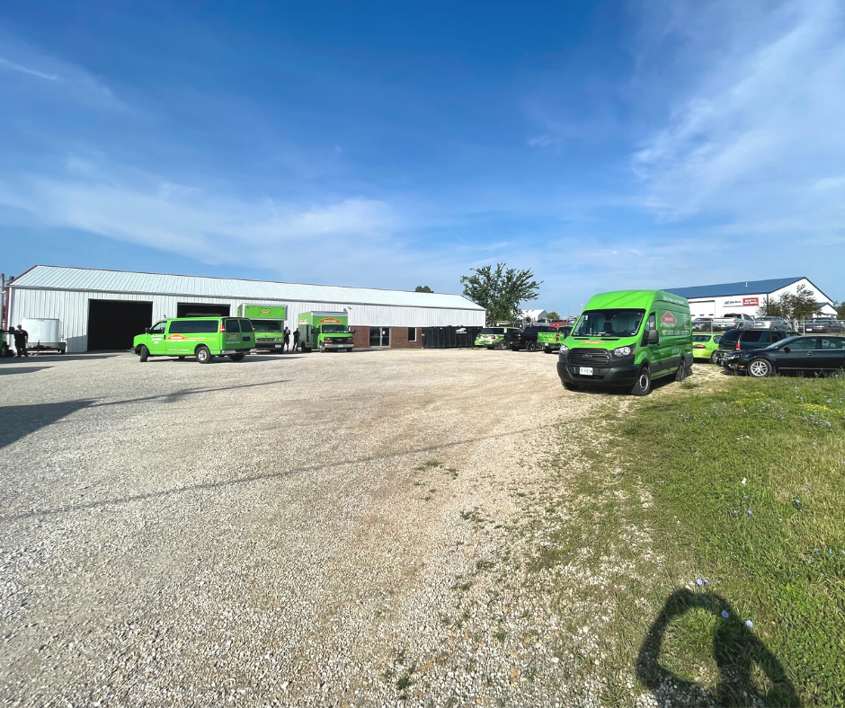 SERVPRO of Lincoln & Warren Counties trucks and office