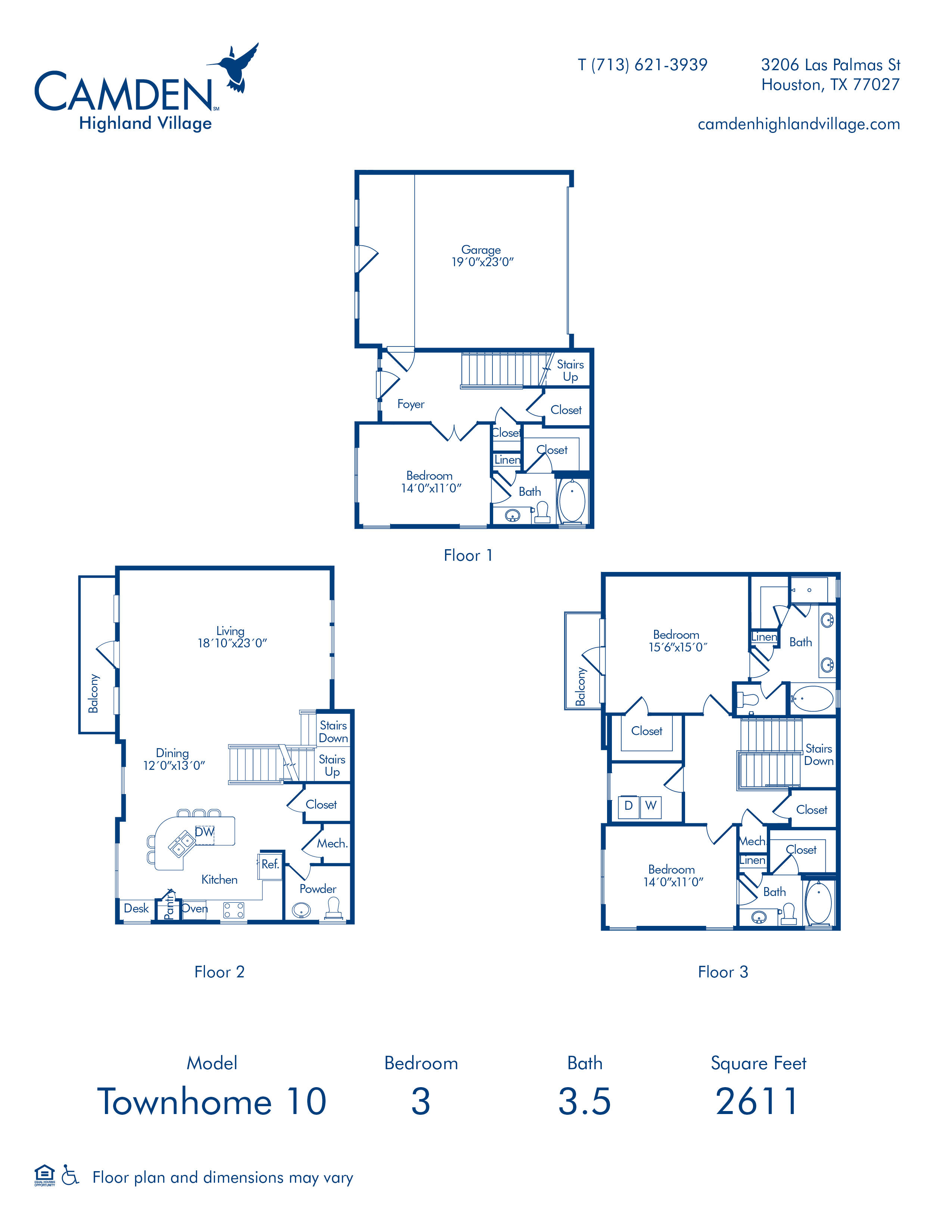 Camden Highland Village Apartments and Townhomes Photo