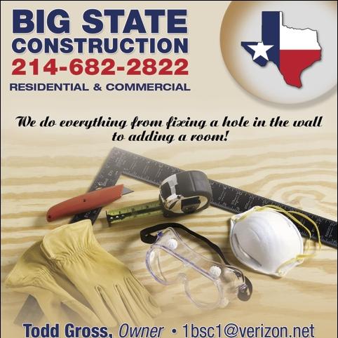 BIG STATE CONSTRUCTION INC