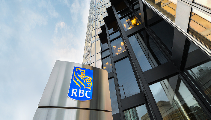 RBC building with logo.