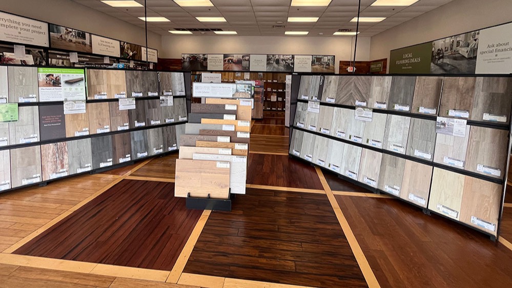 Interior of LL Flooring #1303 - Tinley Park | Front View