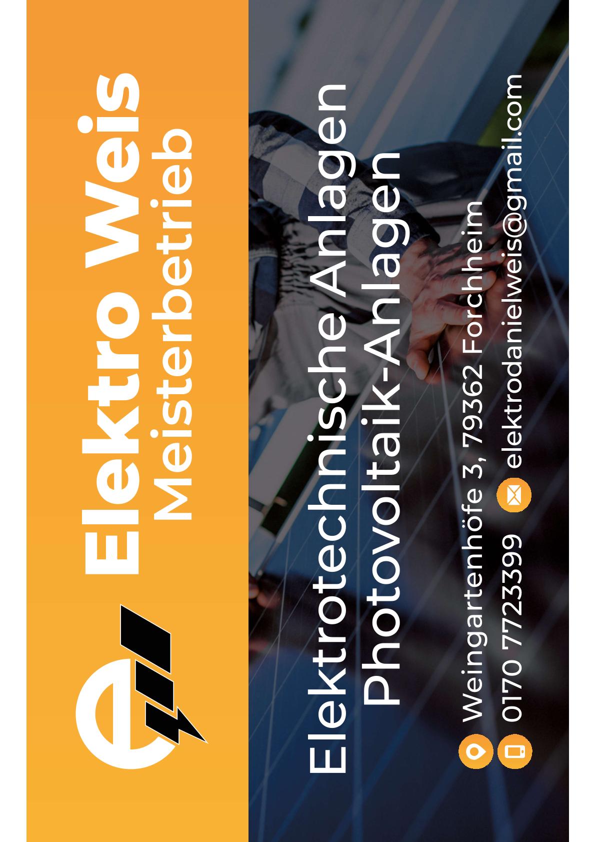 Bilder Daniel Weis Elektromeisterbetrieb