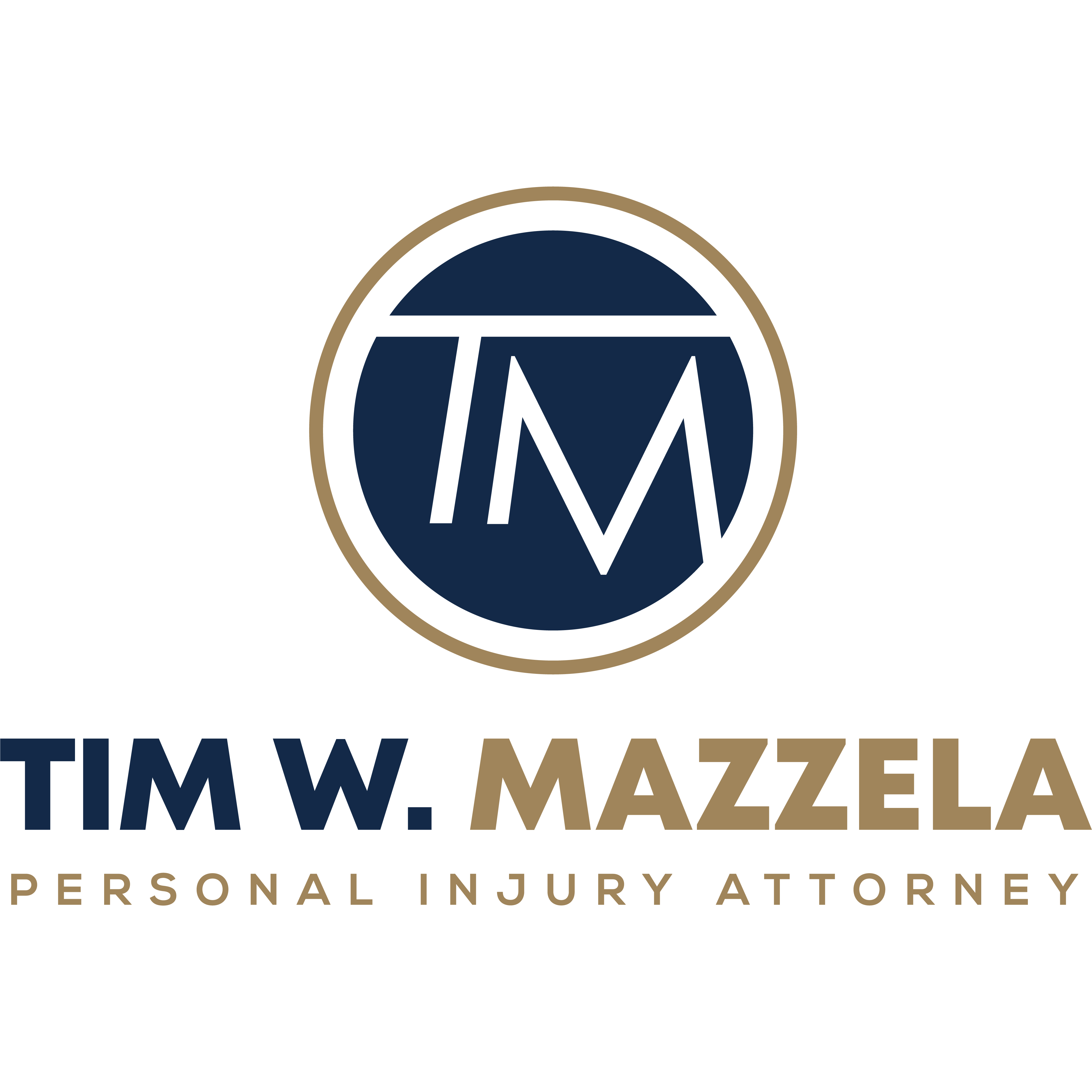 Tim Mazzela, Personal Injury Attorney Logo