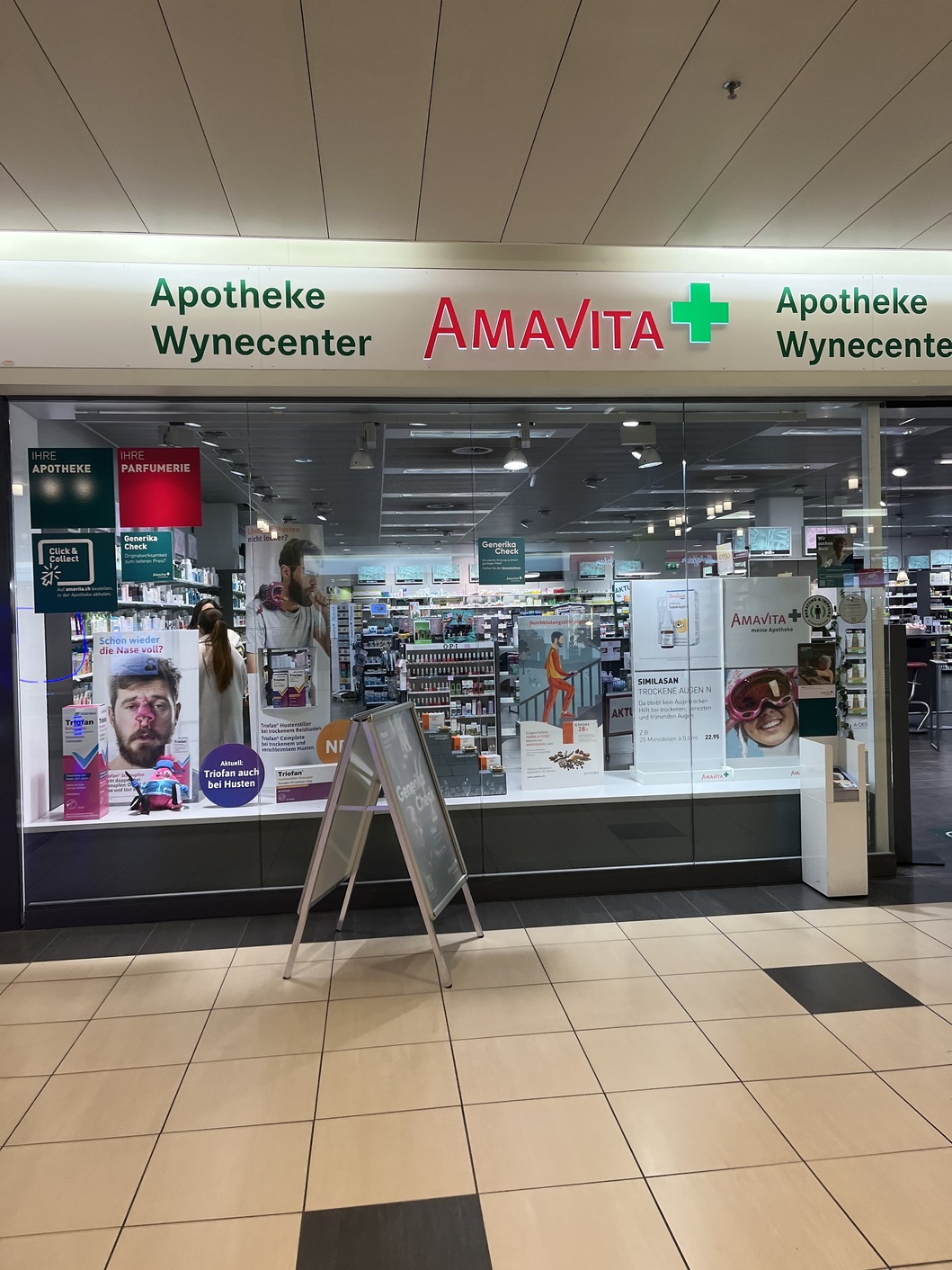 Amavita Apotheke Wynecenter, Wynecenter in Buchs