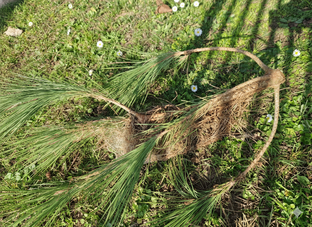 Cocon de chenilles processionnaires du pin à Surgères Cocon de chenilles processionnaires du pin à Surgères