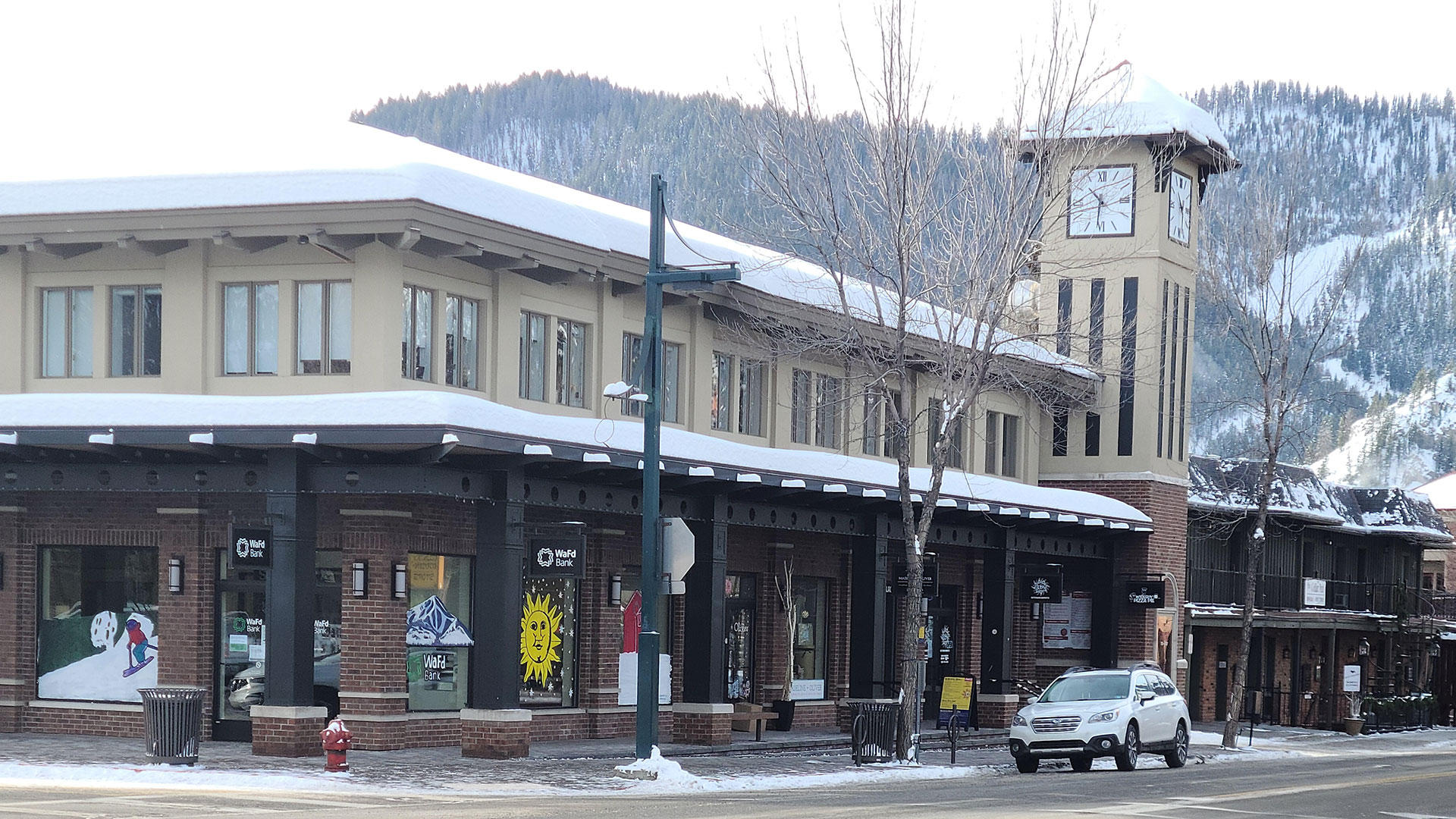 Photo of the WaFd Branch location in Ketchum, Idaho. Located at 460 E Sun Valley Road, Suite 101