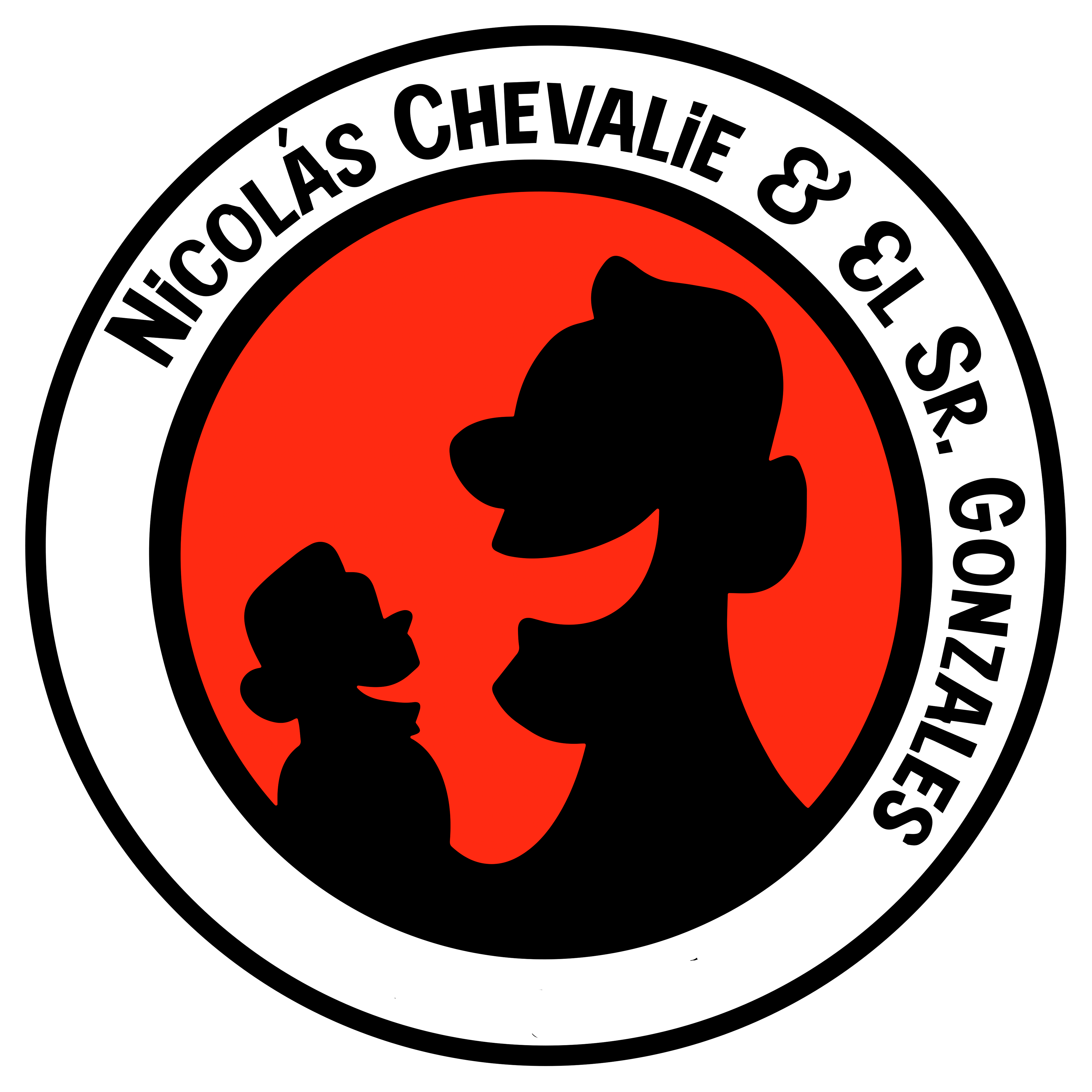 Cia. Nicolas Chevalie & El Sr. Gonzales Logo