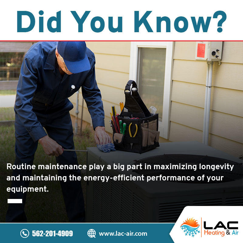 Schedule your AC Maintenance LAC Heating & Air in Lynwood, CA