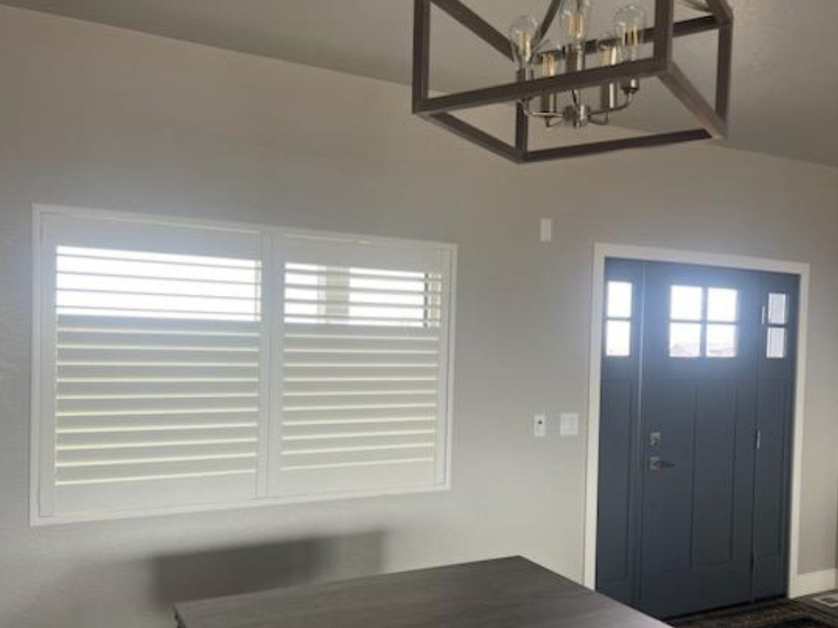 Shutters are a classic chose that looks good in almost every room. Our team is trained to get the perfect measurements, so the fit is perfect.