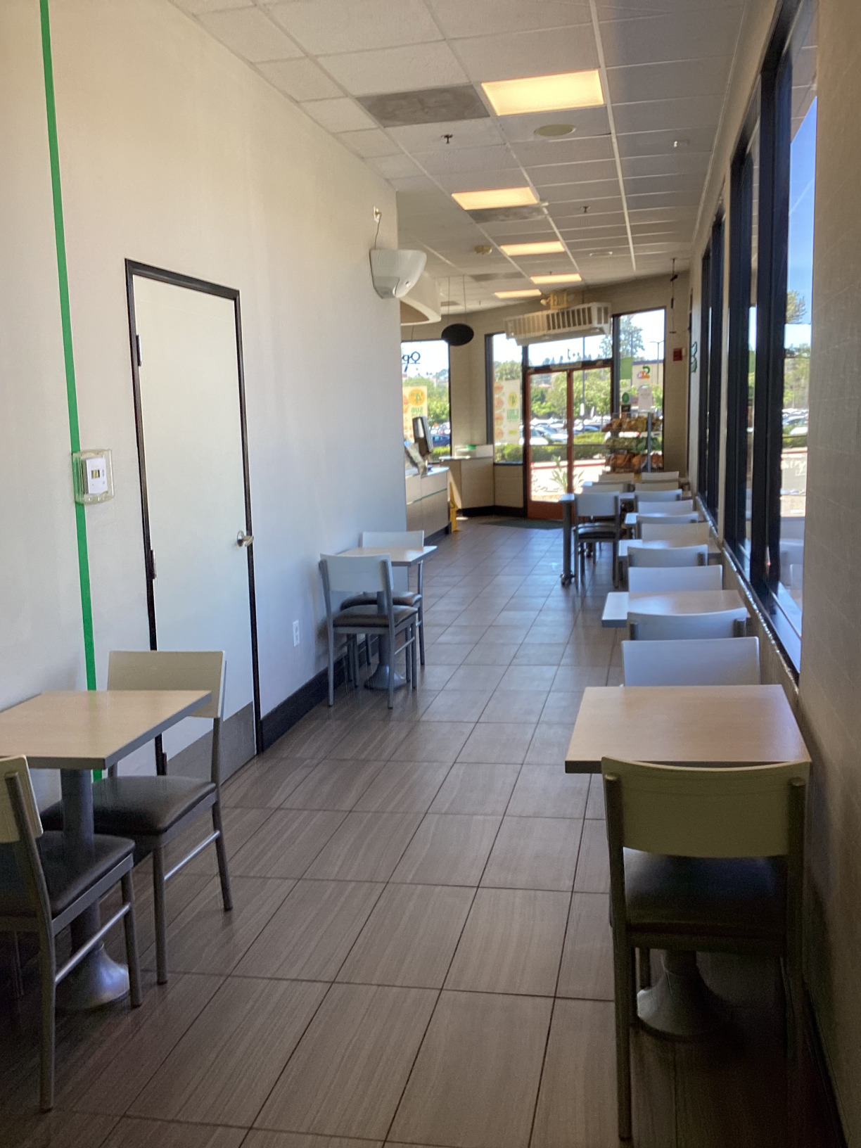 Inside seating