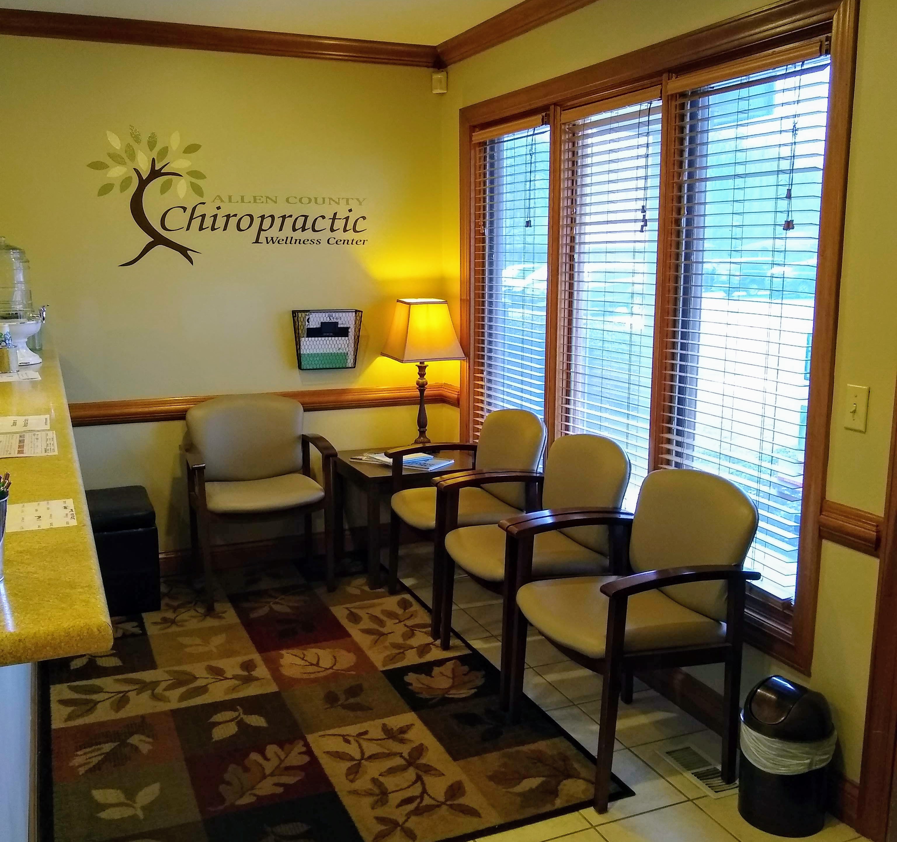 Allen County Chiropractic Wellness Center Waiting Room