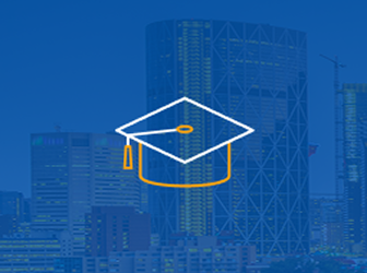 Graduation cap icon.