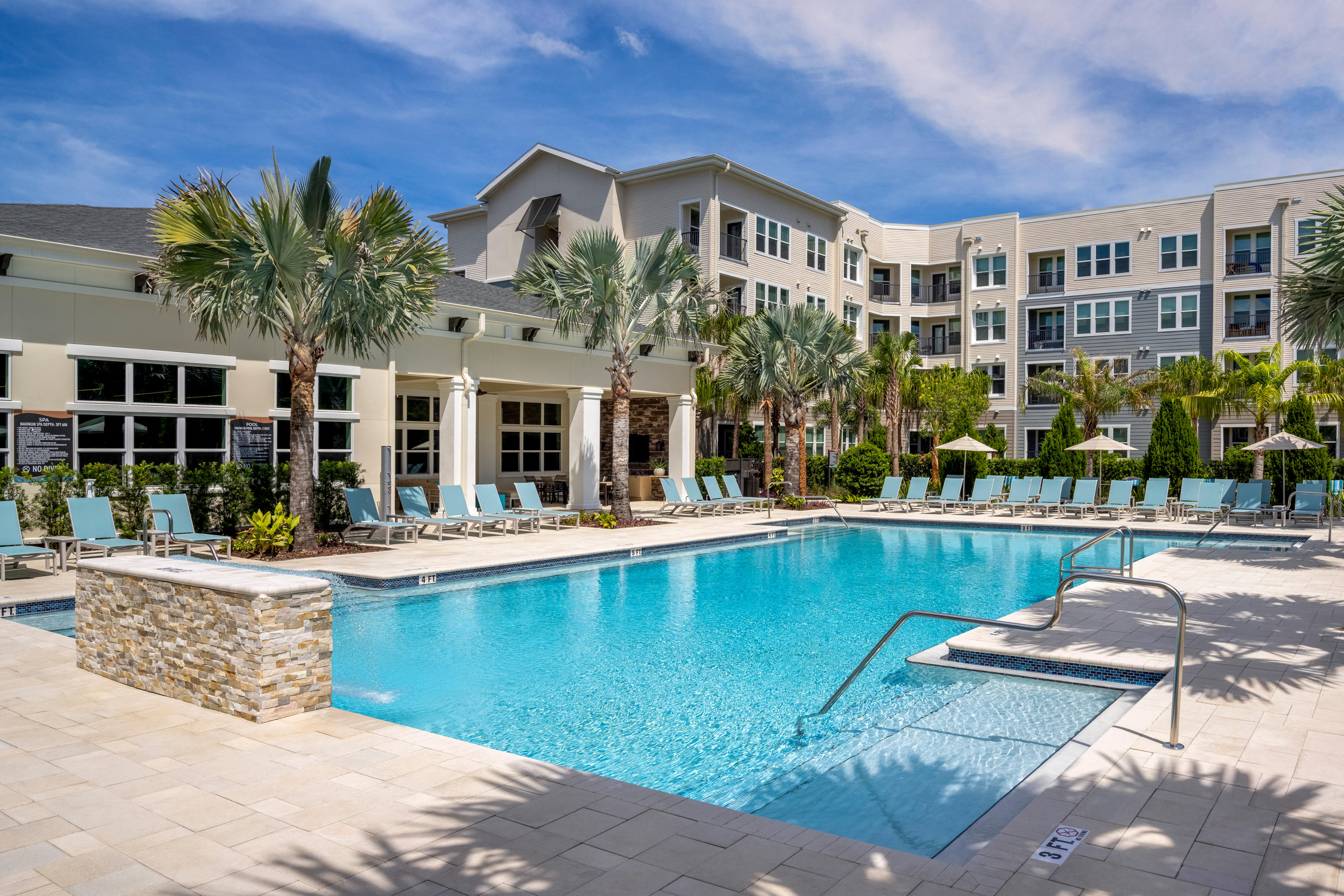 Resort-Style Pool at Waverly Terrace luxury apartments in Temple Terrace, FL