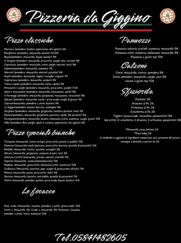 Images Pizzeria da Giggino Forno a legna Asporto e Consegna a Domicilio