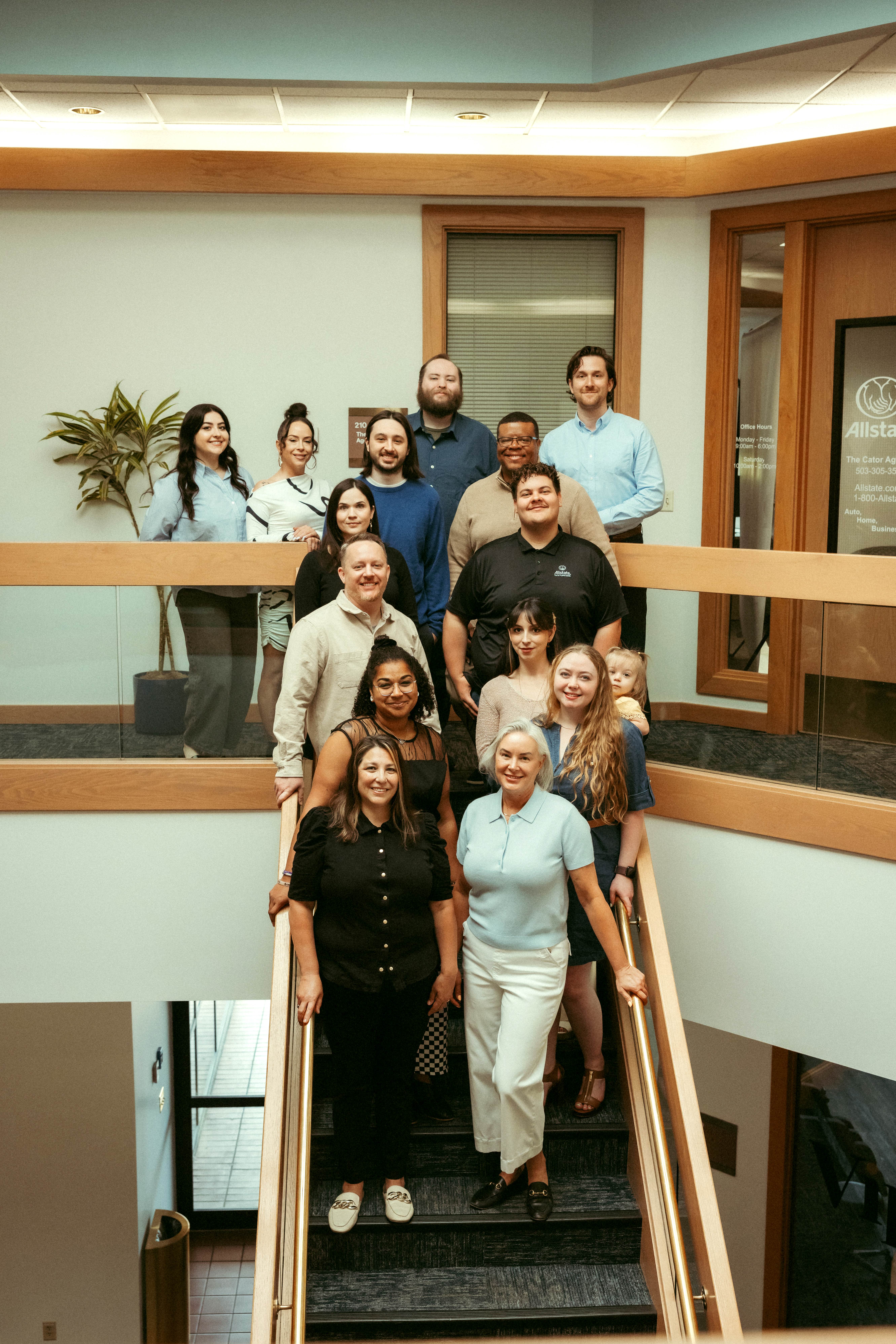 The Cator Agency team at the Clackamas office, May 2026 