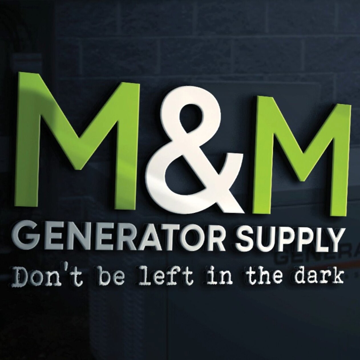M&amp;M Generator Supply Logo