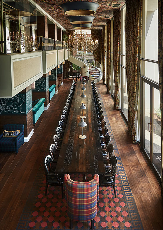 Graduate Ann Arbor's Lobby-Long Table