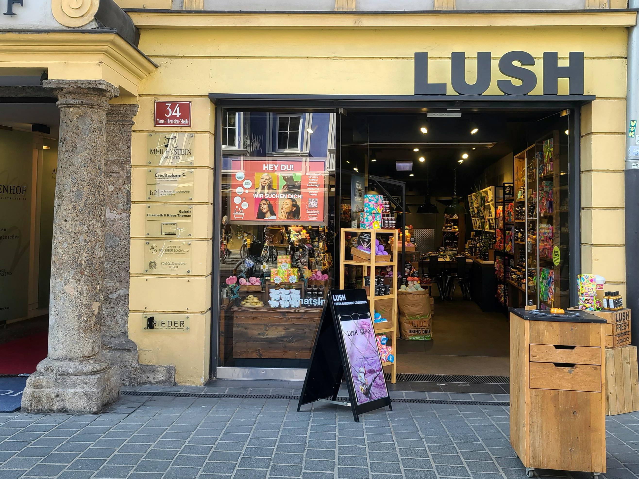 Bilder Lush Cosmetics Innsbruck