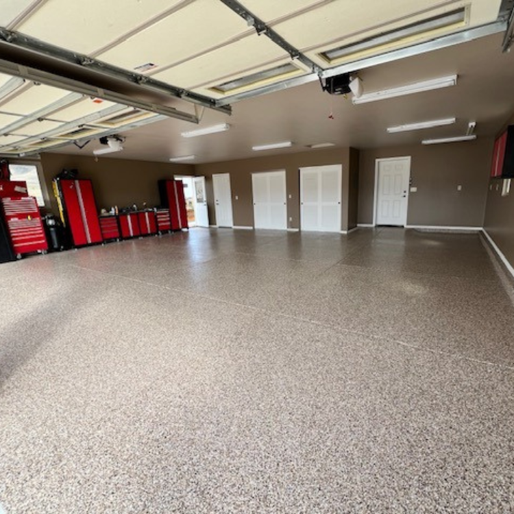 New garage floor coating