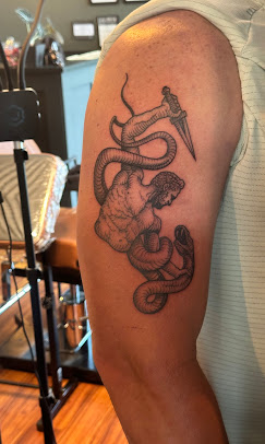 Branded Bear Tattoo Image