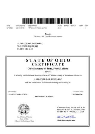 Images Allstate Bail Bonds - Marion County Office