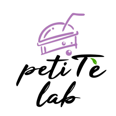 PetiTè Lab - Bubble Tea Logo