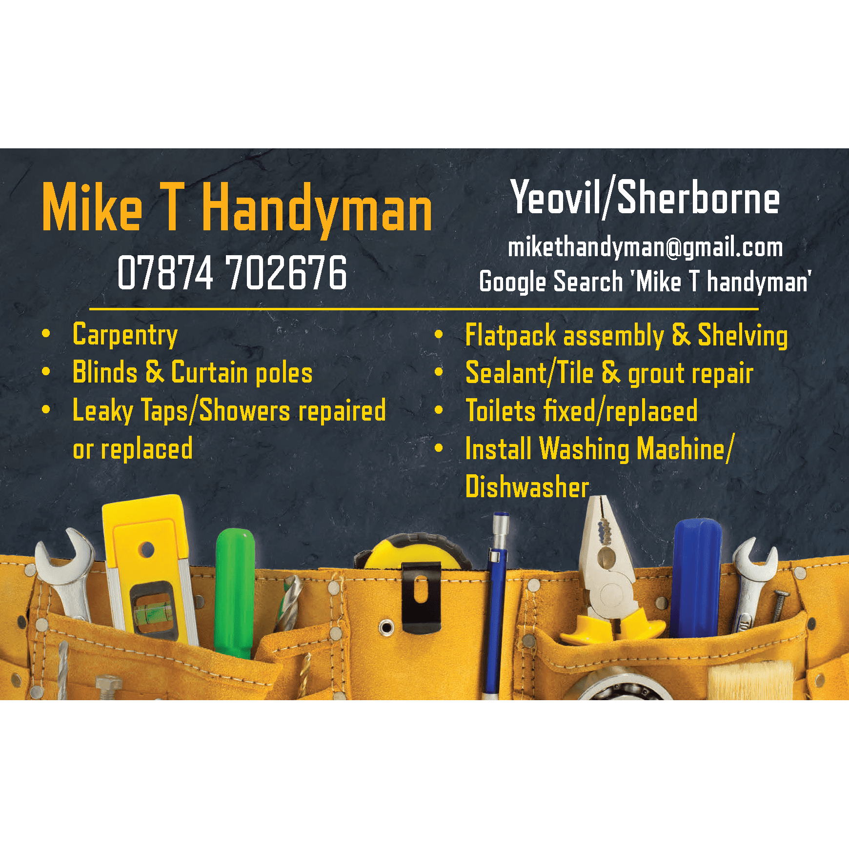 Mike T Handyman - Yeovil, Somerset BA21 5XT - 07874 702676 | ShowMeLocal.com