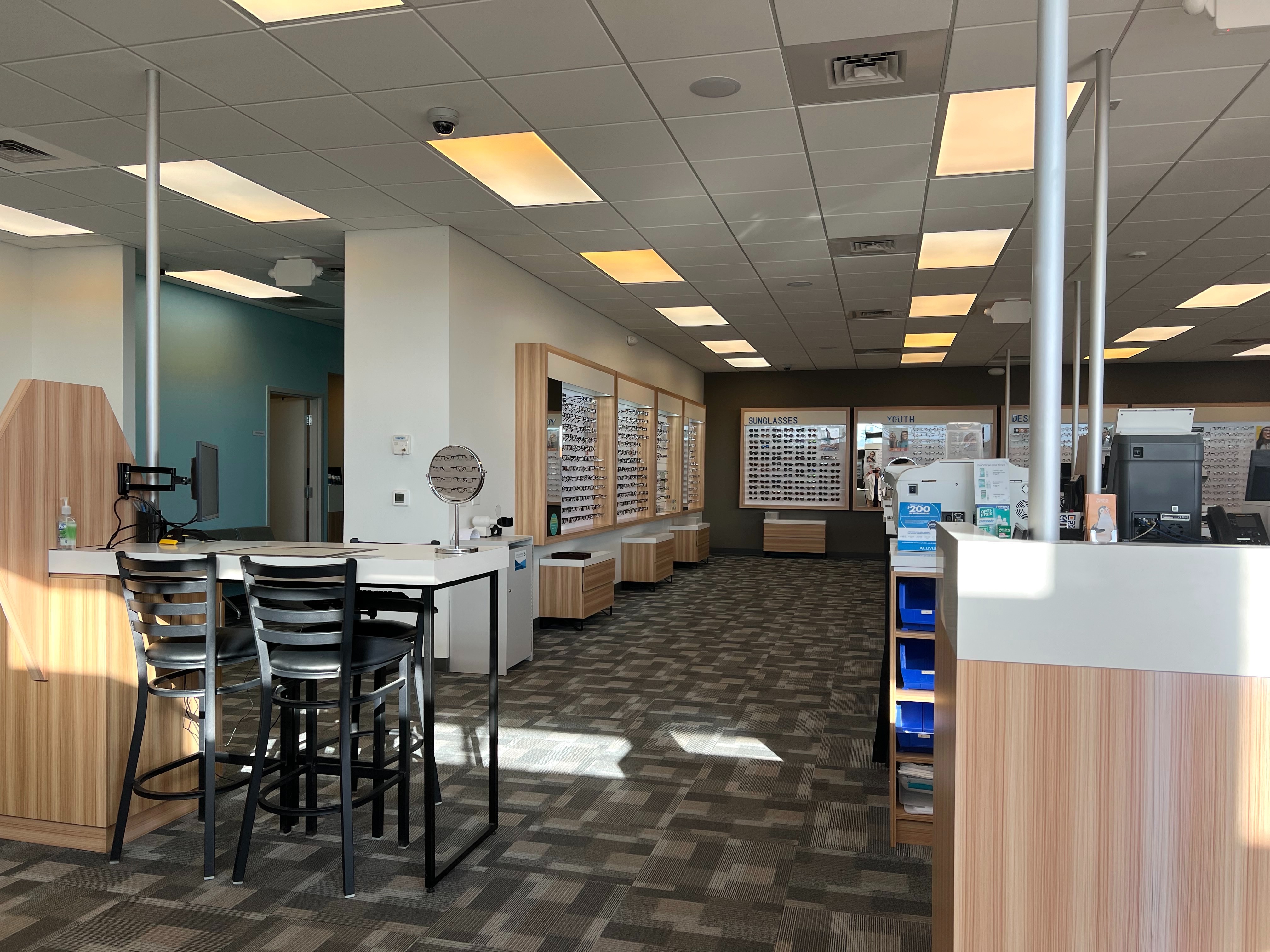 Store Interior at Stanton Optical Store Saginaw MI 48604