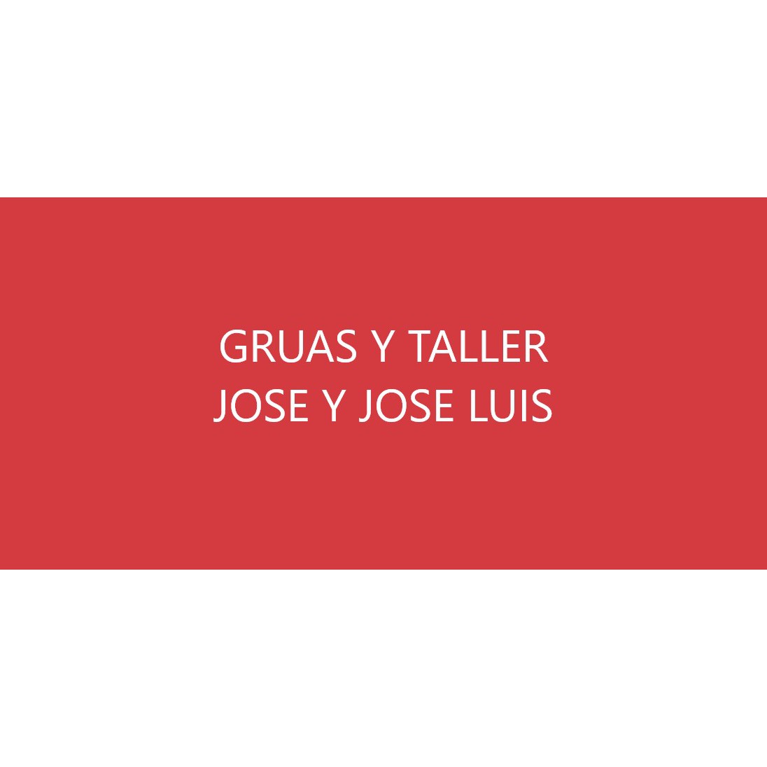 Grúas y Taller José y José Luis Logo