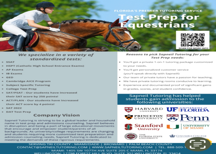 EQUESTRIAN TUTORING CAMPAIGN 