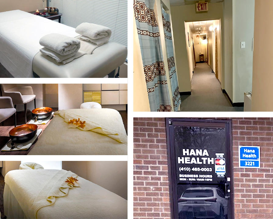 Hana Spa massage spa in Ellicoot City near Baltimore Maryland