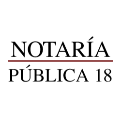 Notaria Pública 18 Logo