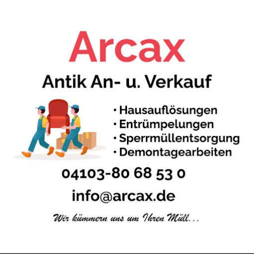 Logo ARCAX - Entrümpelungen & Haushaltsauflösungen Hamburg