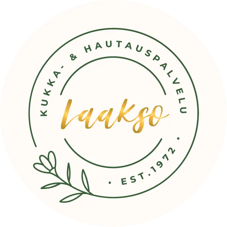 Kukka- ja hautauspalvelu Laakso Logo