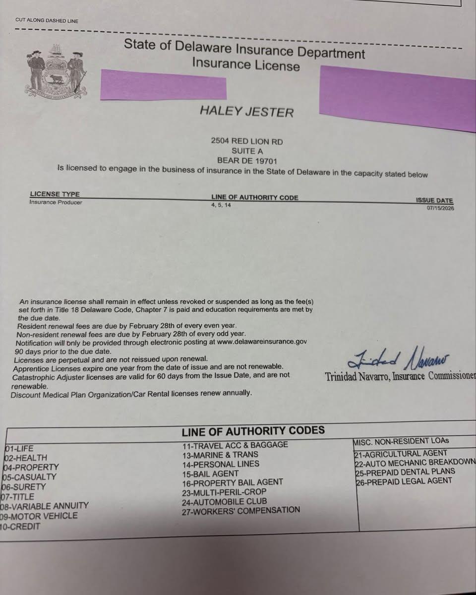 Please give a big shout out to Haley on becoming P&C licensed! After years of dedication, hard work, 