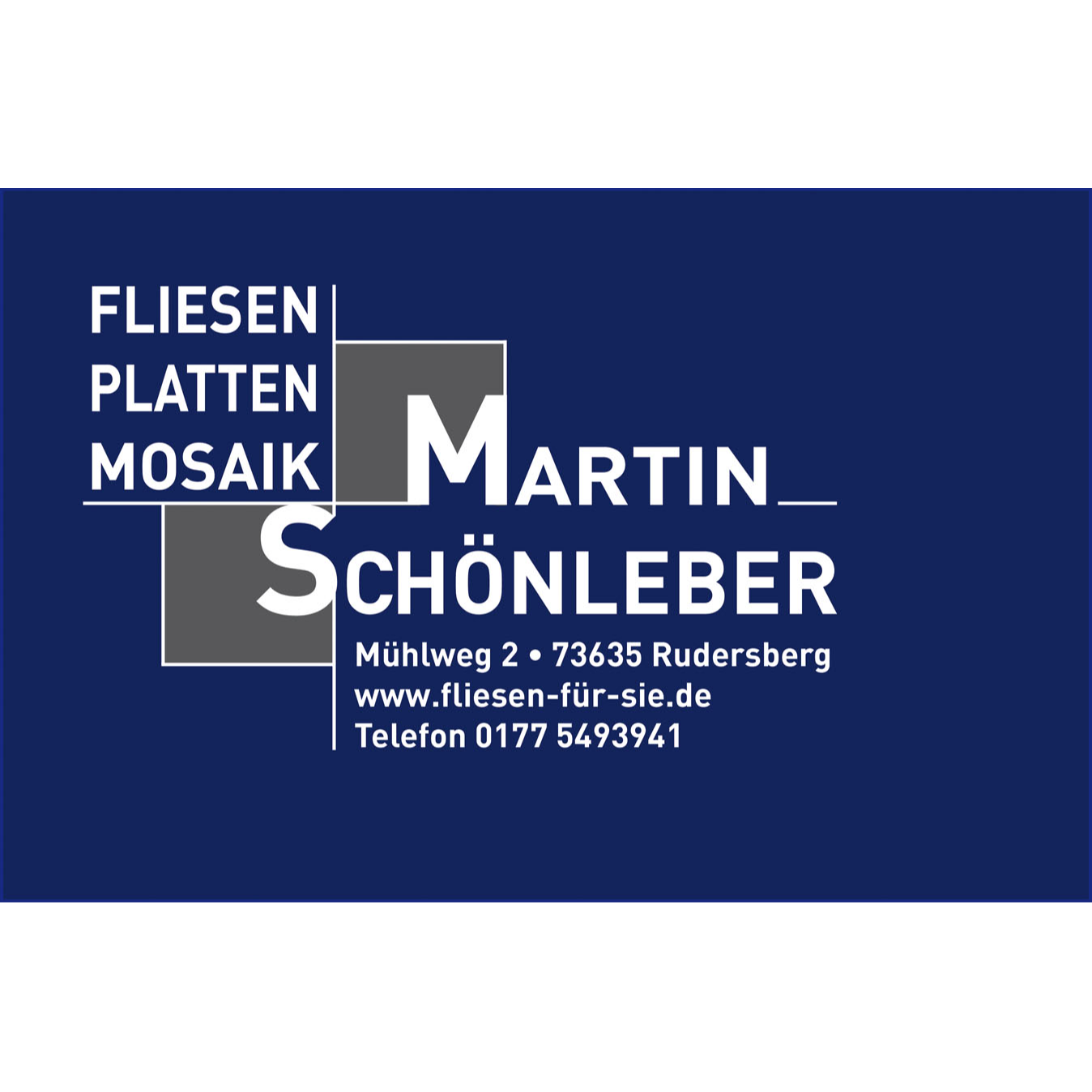 Martin Schönleber Fliesen- und Plattenleger in Rudersberg in Württemberg - Logo