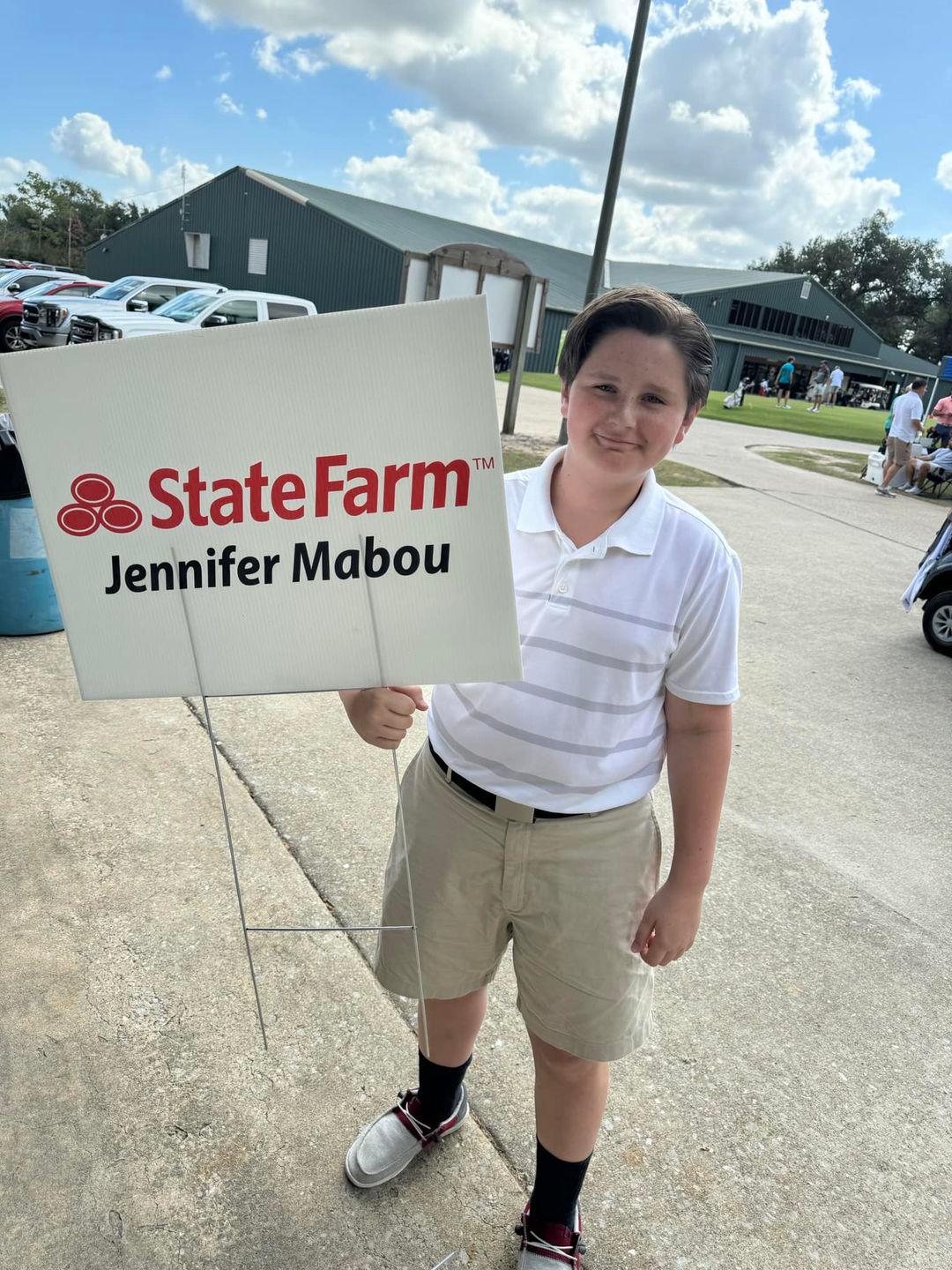 Proud to support the St. Theresa Catholic Church youth group golf fundraiser. Looks like a great tim Jennifer Mabou - State Farm Insurance Agent Sulphur (337)527-0027