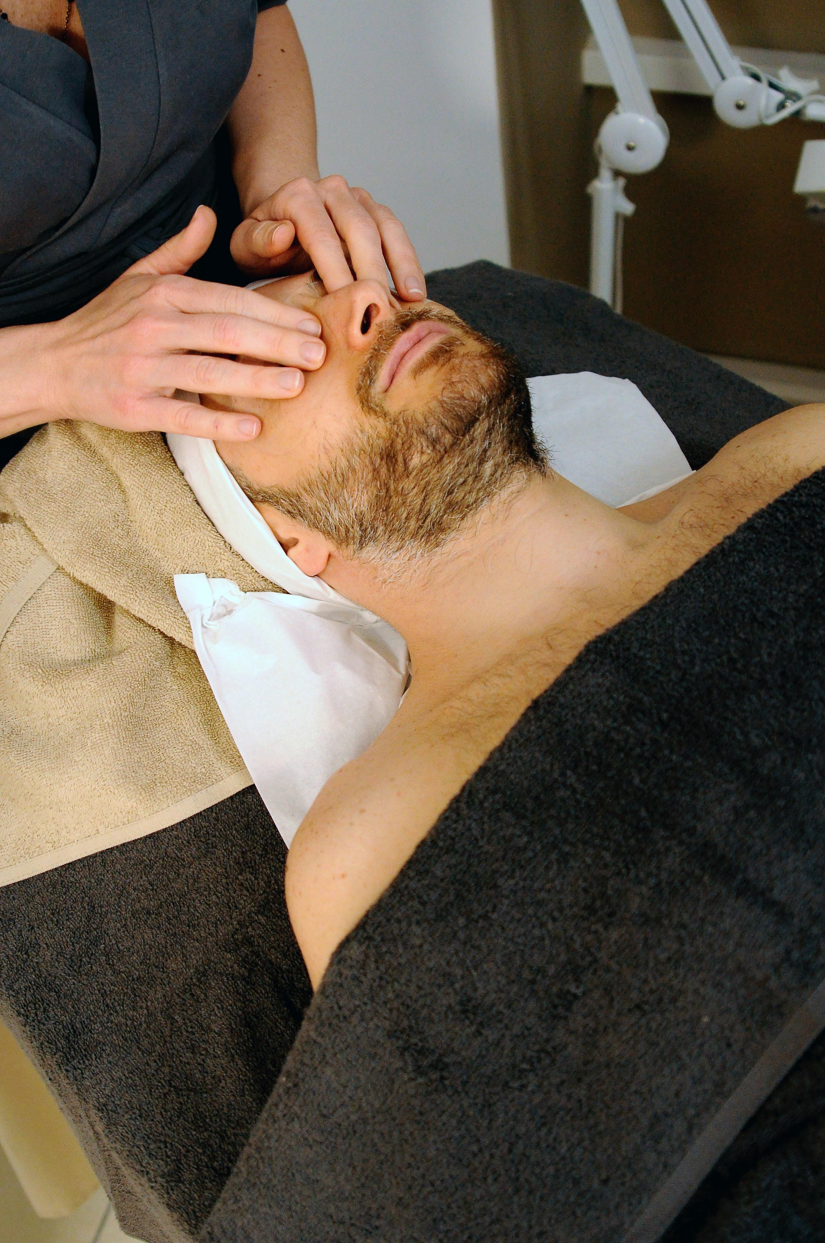 man relaxing with massage therapy from Spring Creek Medical Center