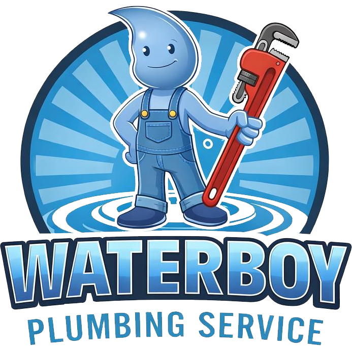 Waterboy Plumbing Service Logo