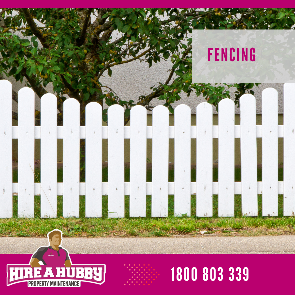 Fencing & Gates. Hire A Hubby Trinity Beach Brinsmead 1800 803 339